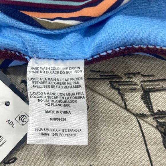 Mossimo Printed High Waist Lace-Up Bikini Bottom - Picture 5 of 8